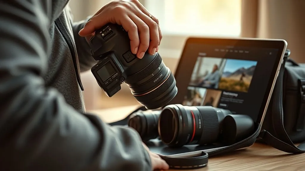 5 Passos Cruciais: Como Escolher Equipamento Fotográfico que Valoriza Seu Site?